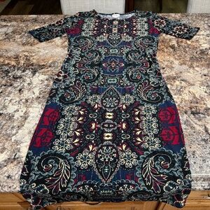 Women’s LuLaRoe Multicolor Patterned Dress
